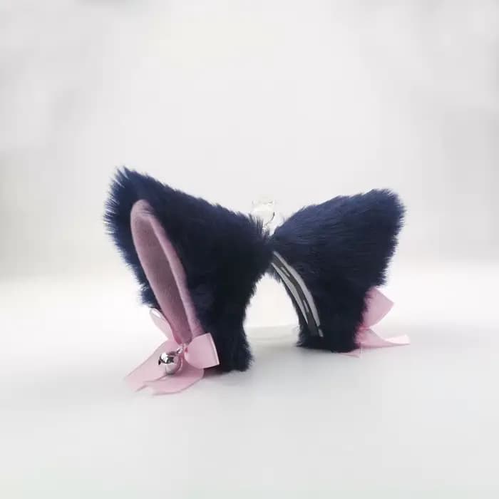 Décoration de casque de moto avec oreilles de chat
