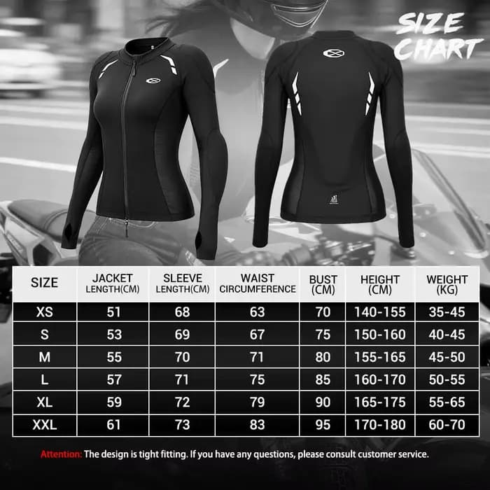 Veste de moto pour femmes