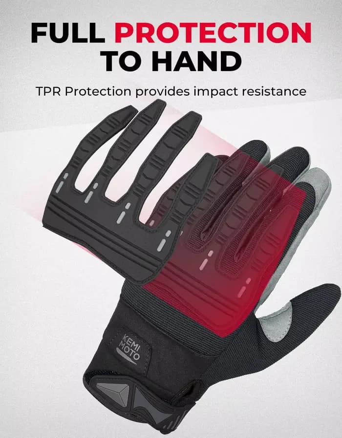 KEMIMOTO – gants de moto pour hommes