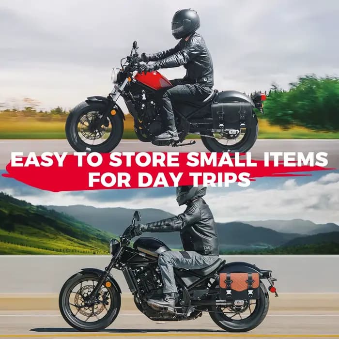 Sac latéral de sacoche de moto