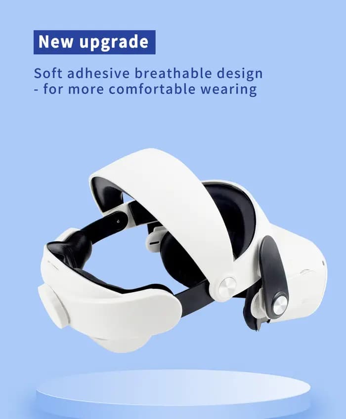 Sangle de casque pour Oculus Quest 2, réduit la pression de la tête, mises à niveau, sangle Halo Elite, accessoires pour Mate Quest 2 VR