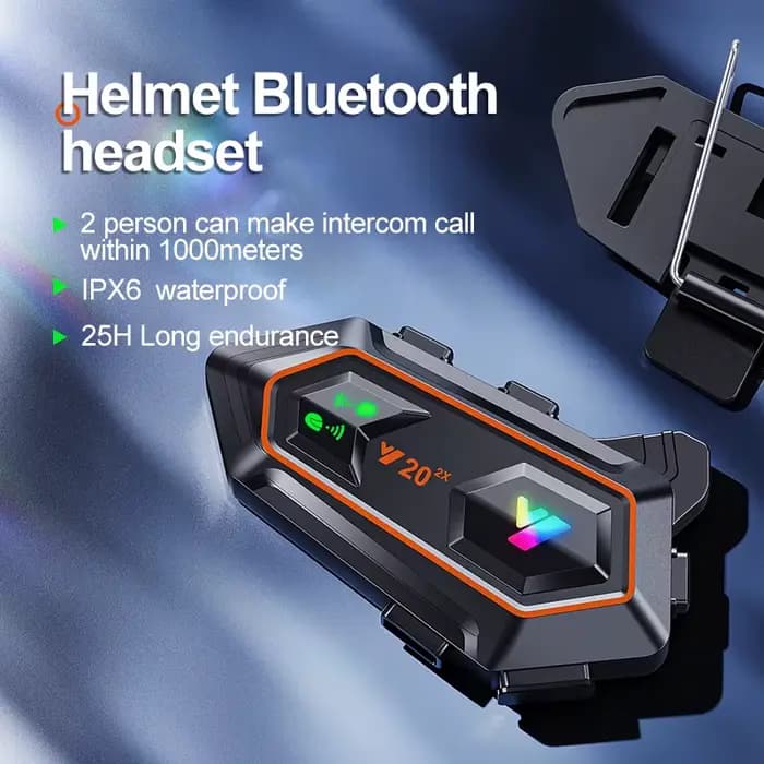 Y20 2X casque de moto interphone