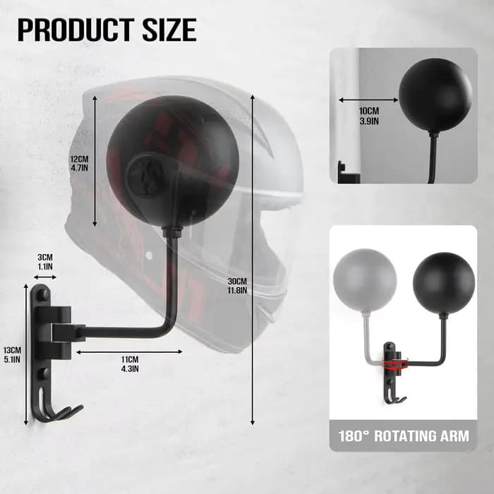 Support de casque de moto