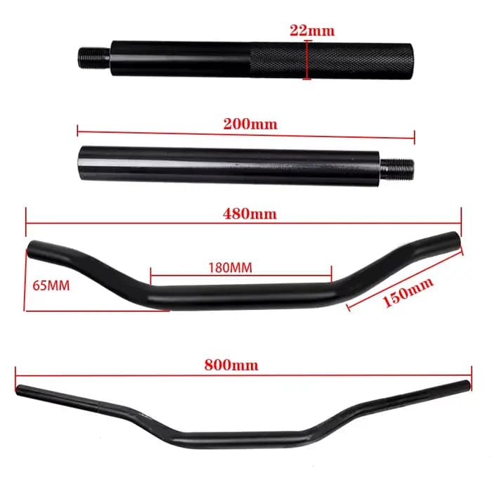 Guidon de moto tout-terrain 1-1/8 "28MM CNC