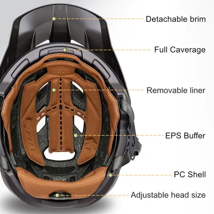 BATFOX 2025 Nouveau casque d'équitation de VTT pour les sports de plein air VTT adapté aux hommes femmes adolescents avec différentes couleurs