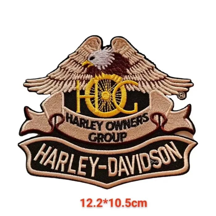 Patch décoratif en cuir pour gilet de moto