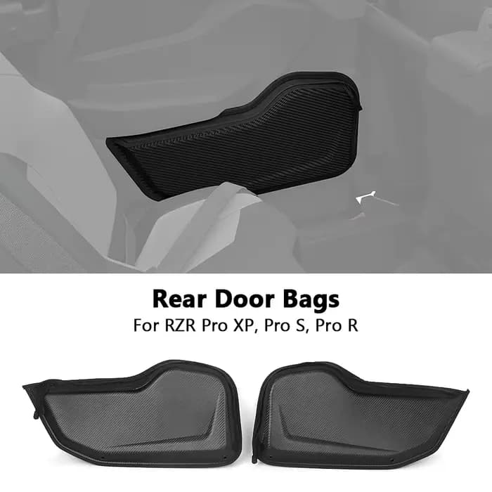 Accessoires UTV PRO XP Sacs de rangement pour porte arrière 6 quarts