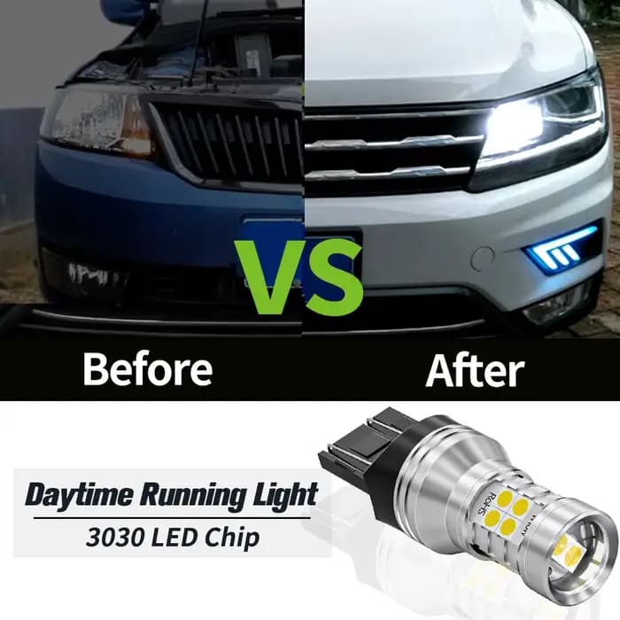 2 pièces pour Fiat Ducato 2014-2018 LED feux diurnes DRL 2015 2016 2017 accessoires