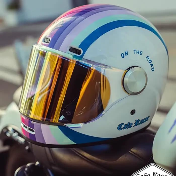 FASEED Dernier modèle de casque intégral rétro pour moto