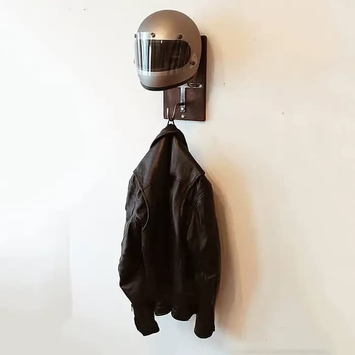 Support mural pour casque de moto