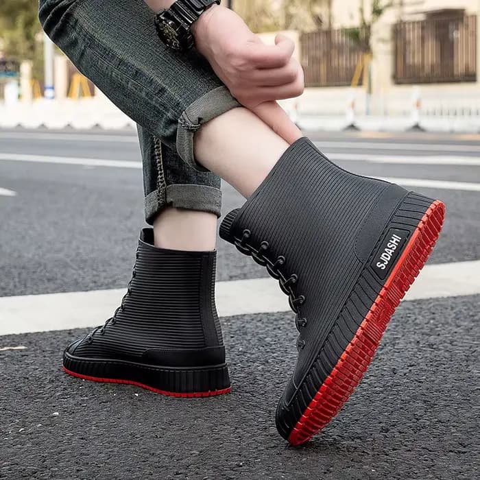 Bottes de pluie en caoutchouc pour hommes