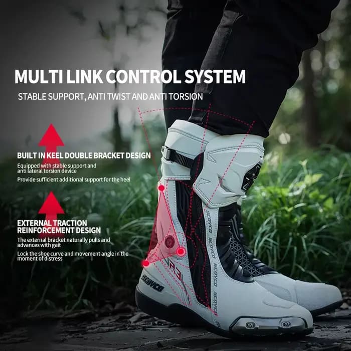 Bottes de moto SCOYCO, niveau de protection CE 2