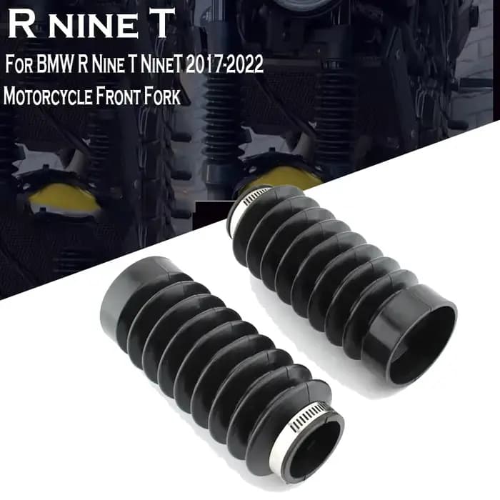 2 protections de fourche avant de moto