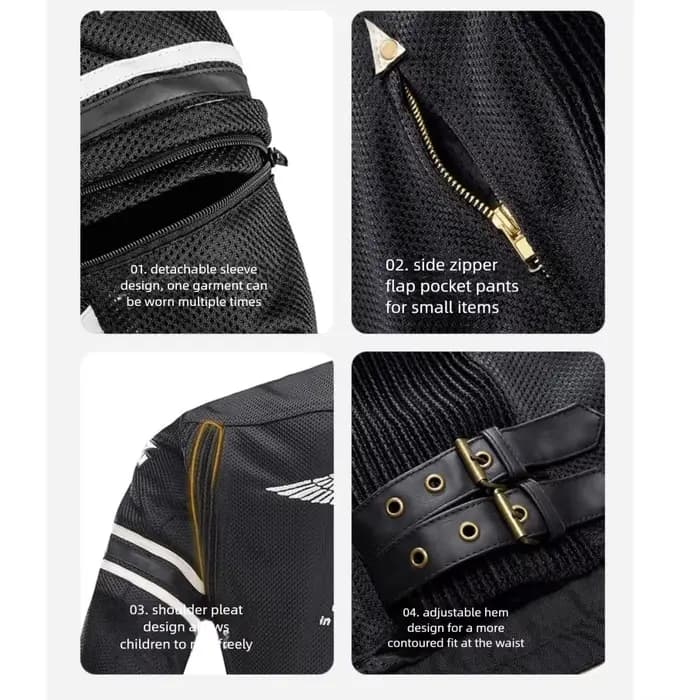 DUHAN veste de Moto hommes
