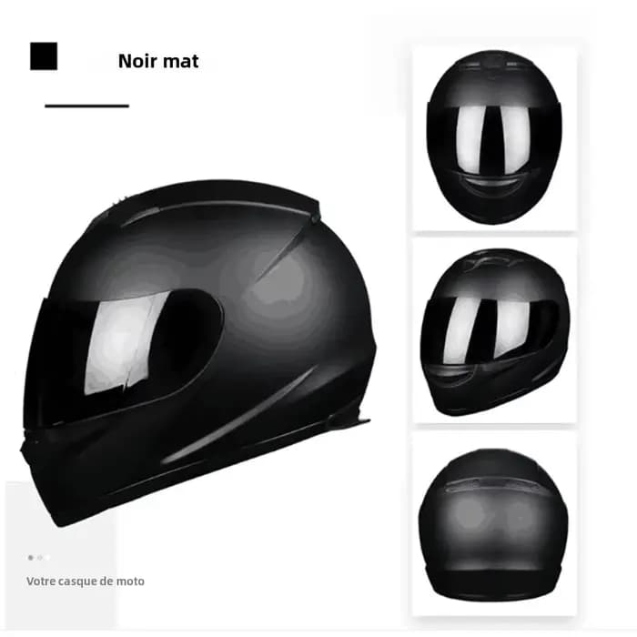 Casque de moto intégral à la mode pour hommes et femmes