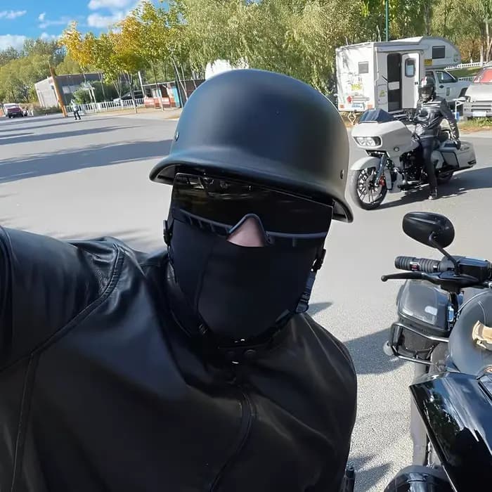 Casque de moto ouvert VGV 602-D