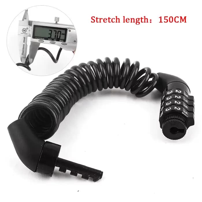 Verrou de casque de moto de 4