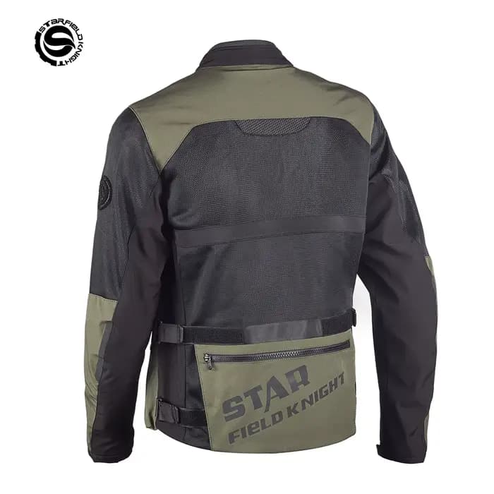 Veste de moto bleue d'été Certification CE