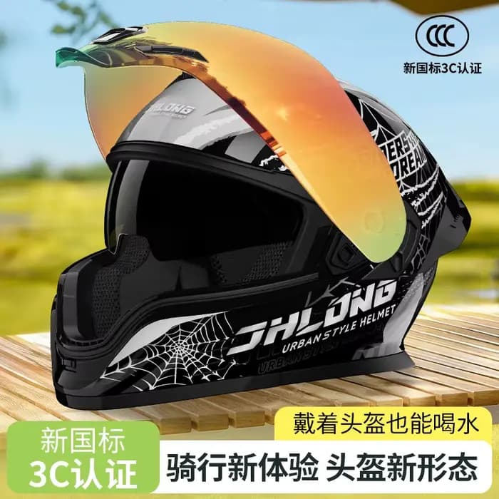 Casque de moto rabattable
