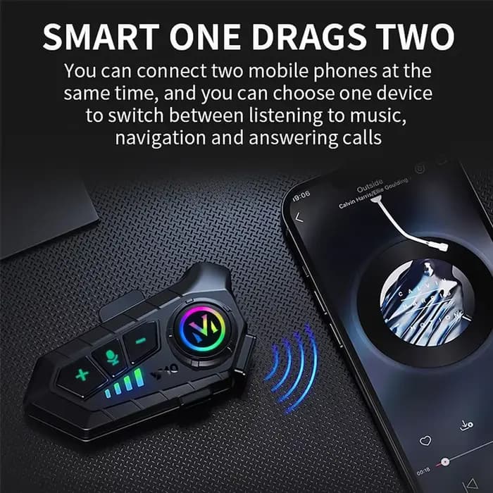 Casque d'intercom pour moto Y10