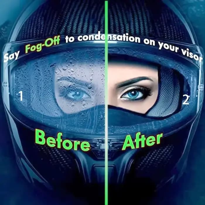 IFUBO Spray anti-buée pour casque 50ml -25 ° Désembueur multi-usages pour miroirs de moto et de voiture