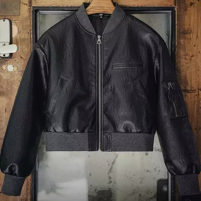 Maden – veste de motard en Faux cuir pour femme
