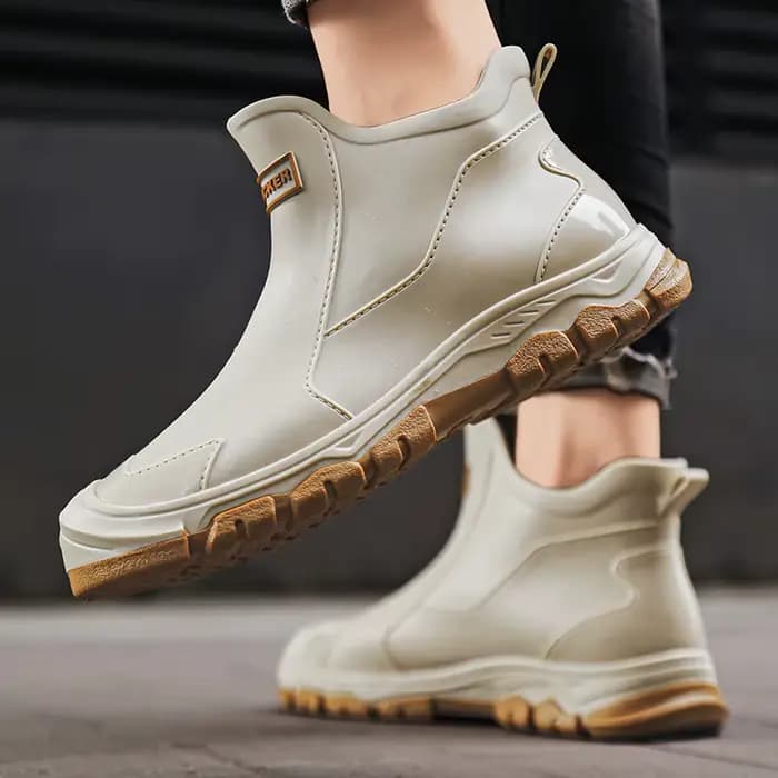 Bottes de pluie pour hommes, portables, imperméables, antidérapantes, adaptées à la randonnée, au travail en plein air, au camping, au jardinage et aux activités aquatiques, adaptées à toutes les sais