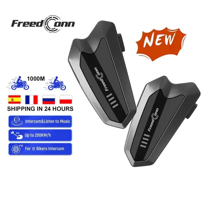 Freedconn groupe Moto Interphone casque Bluetooth 5.1