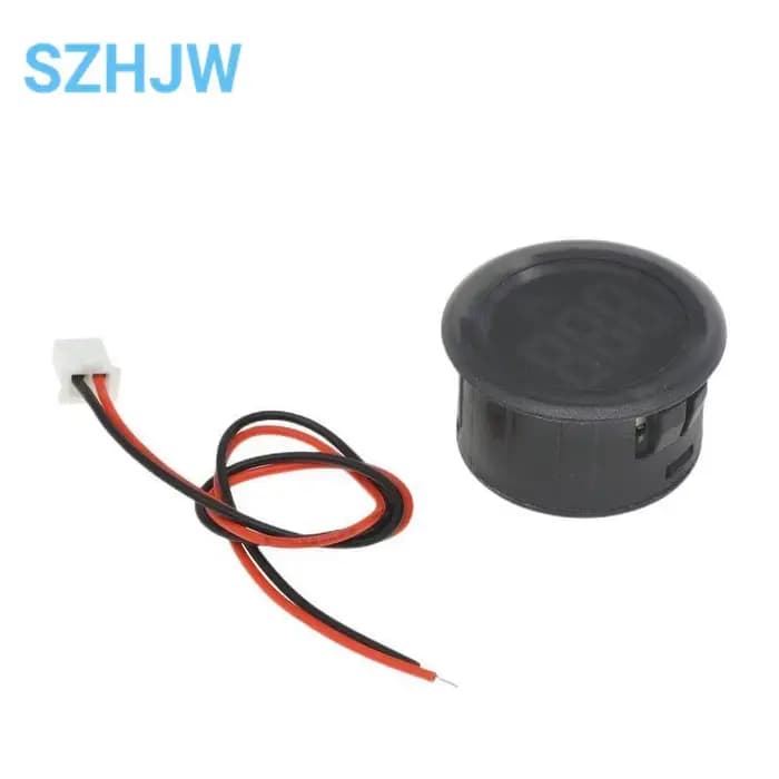 Voltmètre circulaire à affichage numérique LED DC 4-100V