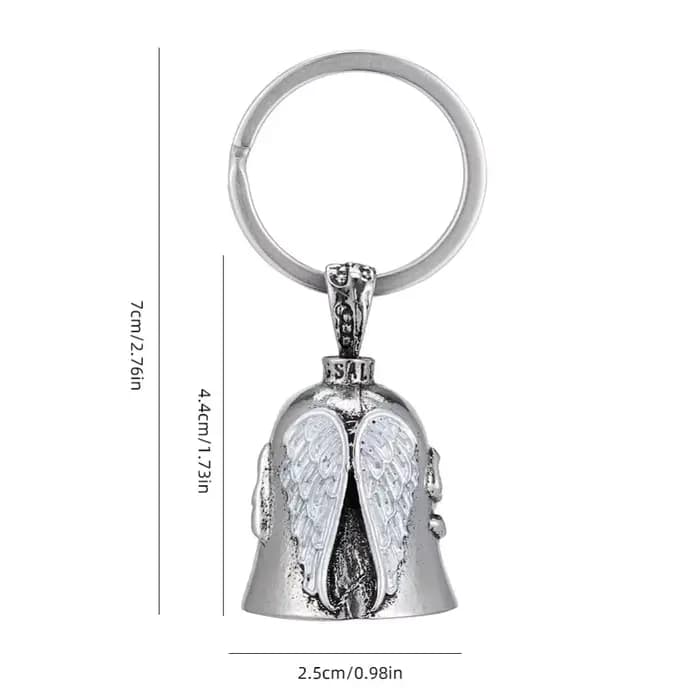 Angel Guardian – cloche de motard, accessoire Portable pour motocyclistes, moto, vélo, cadeau de saint-valentin