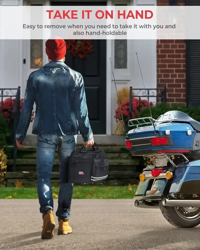 Sacs de rangement pour couvercle de sacoche de moto Road Glide