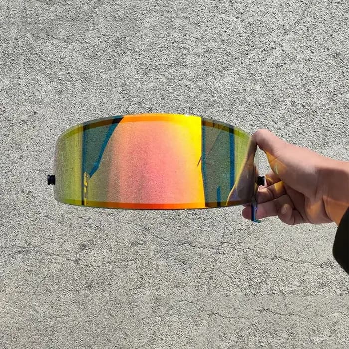 Casque de Moto visière complète visage complet pour cloche RS7 UV anti-rayures pare-vent lunettes