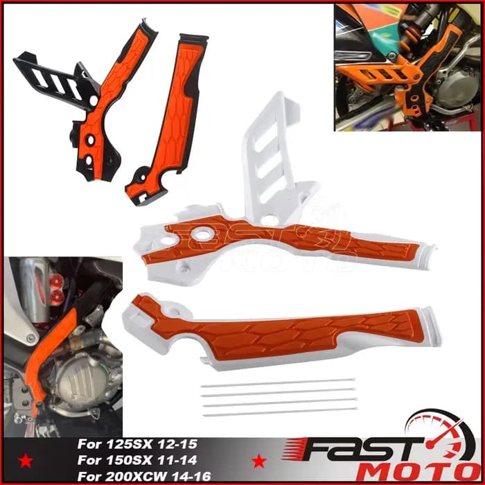 D'enduro Motocross cadre Protection pour 125 150 200 250 300 350 450 500 SX XCW XCF SXF FE EXC XCFW XC 2012 13 14 2015 2016
