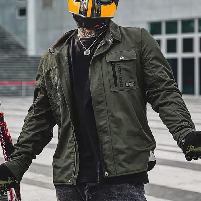 Veste de moto résistante à l'usure pour hommes