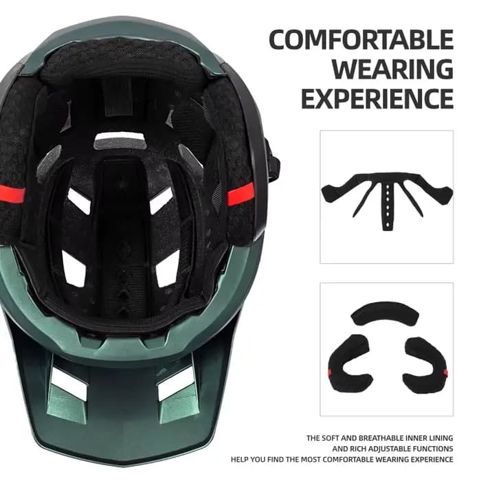 BATFOX 3/4 casque de vélo vtt demi-visage