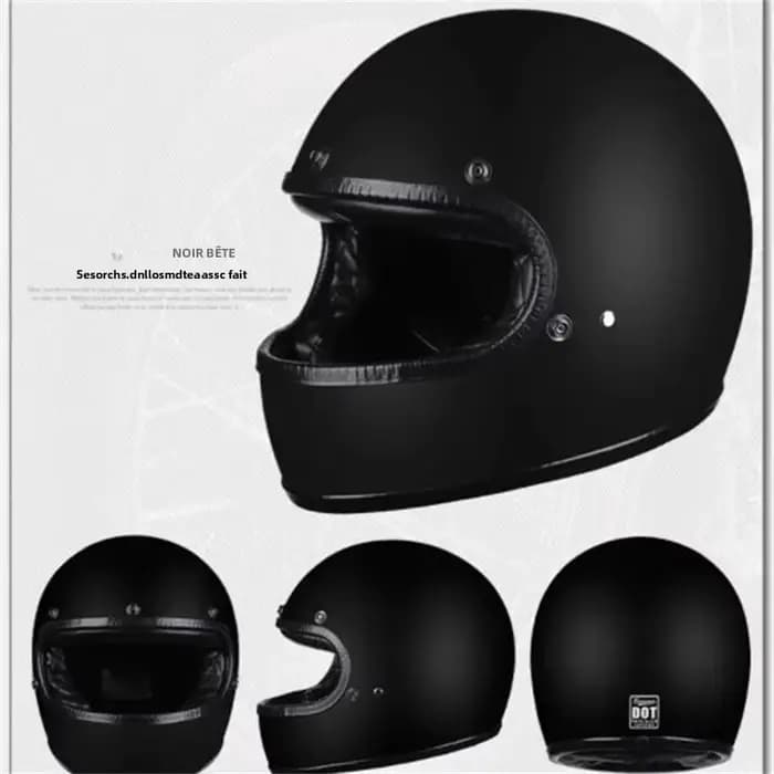 Casque de Moto intégral Orange