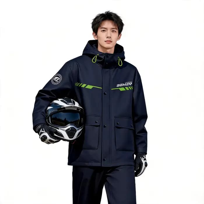Combinaison de pluie pour moto pour hommes et femmes