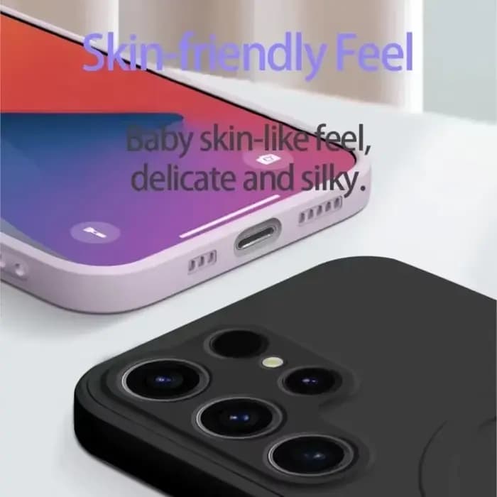 Étui de Charge magnétique sans fil en Silicone liquide d'origine pour Samsung Galaxy S26 S25 S24 S23 S22 Ultra pour Magsafe housse antichoc