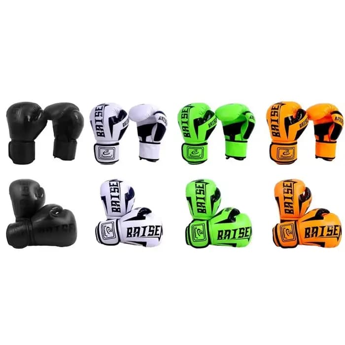 1 paire de gants de boxe de 8 oz et 10 oz, résistants à l'usure, bonne résistance, gants d'entraînement durables, haute élasticité, gants de frappe