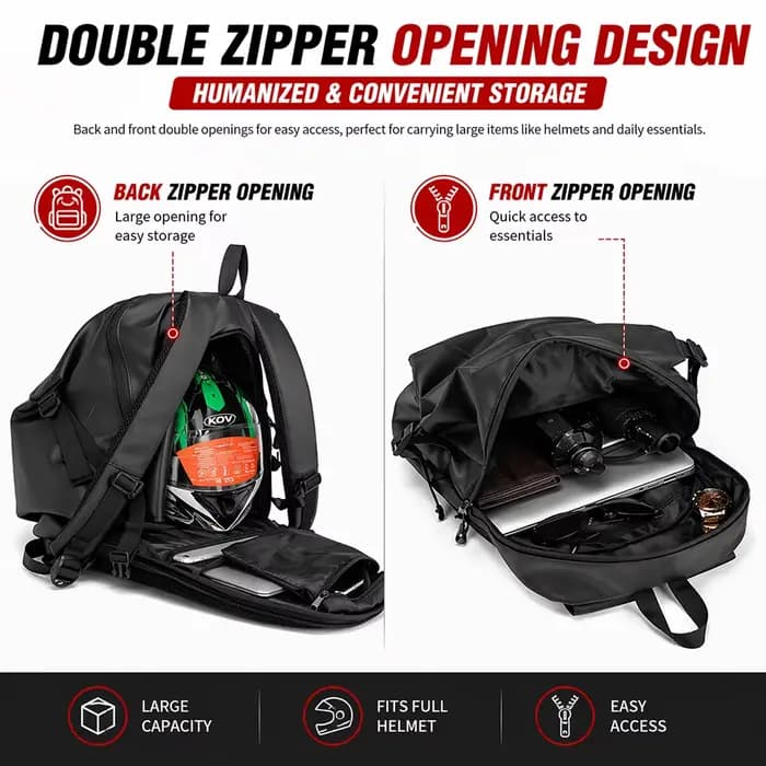 Sac à dos Knight pour casque de moto