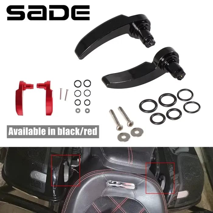 Sac de selle noir pour Harley Davidson Street Glide