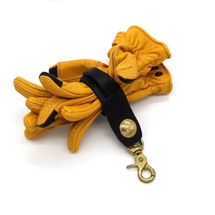 Uglybros – gants de moto rétro en cuir véritable