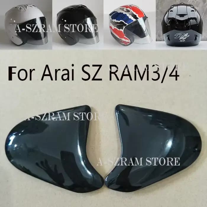 Pour ARAI SZ-Ram4 3/4 casques chapeaux Hermonza Base fixe SZ Ram3 garniture d'entrée accessoires arc-en-ciel casque