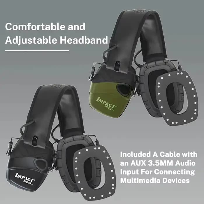 Casque antibruit tactique anti-bruit pour la chasse, casque d'écoute, réduction du bruit, protection auditive électronique, pliable