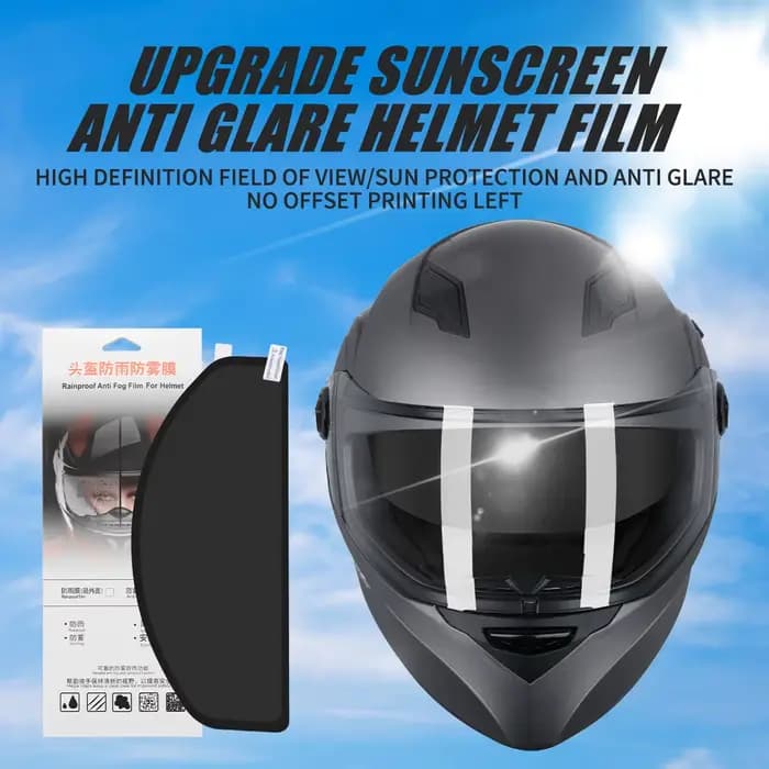 1 ensemble de Film antibuée Anti-éblouissement pour casque de moto