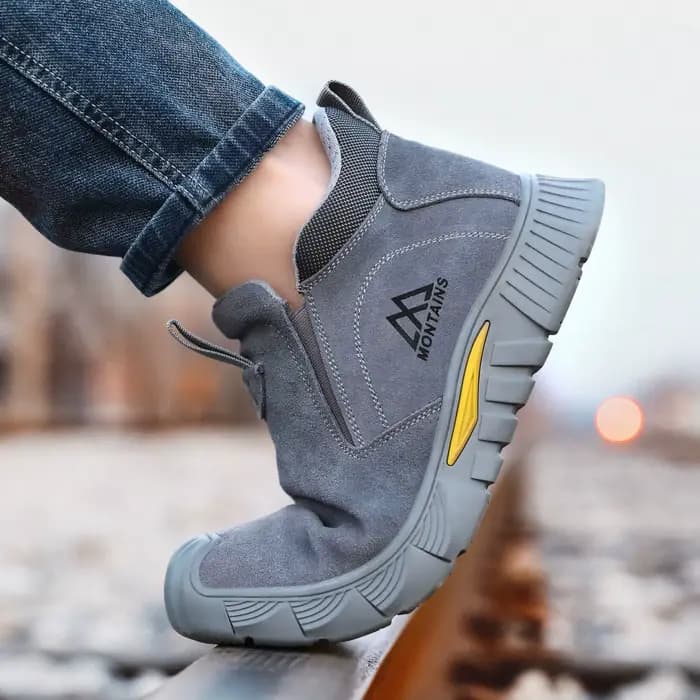 Bottes de sécurité pour soudeur électrique pour hommes