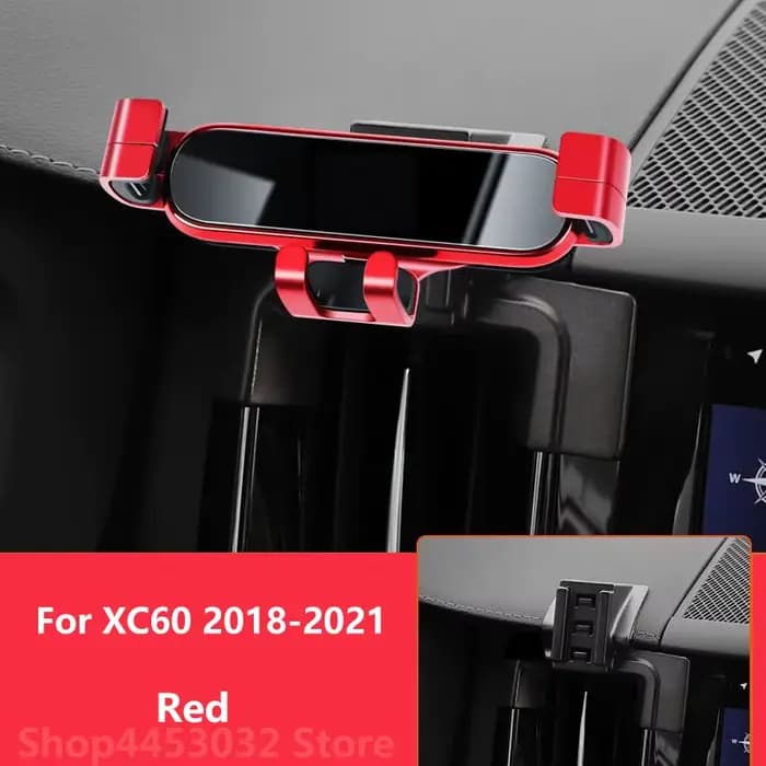 Support de téléphone portable pour voiture, accessoires pour Volvo XC60 2021 – 2018, Support GPS rotatif, 3 couleurs