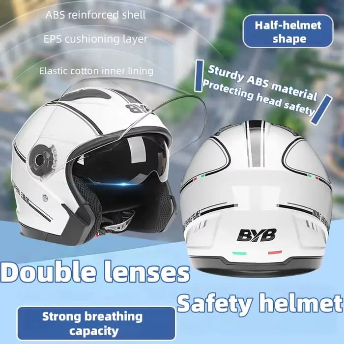 Casque de moto de sécurité universel pour homme et femme