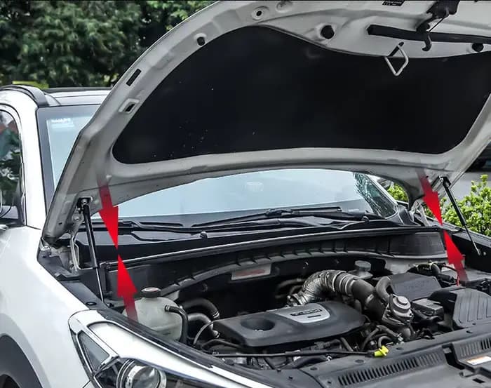 Accessoires de voiture pour Hyundai Tucson 2016 – 2020, barres de capot de moteur avant en acier, Supports de levage, amortisseurs à ressort à gaz, tige hydraulique