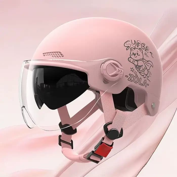 Demi-casque de moto électrique